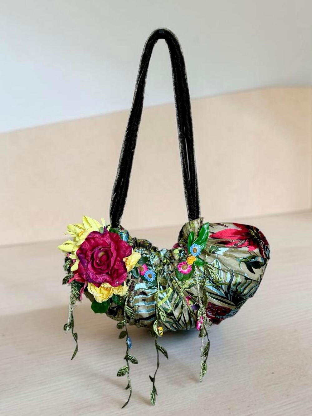 Vintage Mary Frances Bag #812 “Me Jane” Floral Shoulder Bag